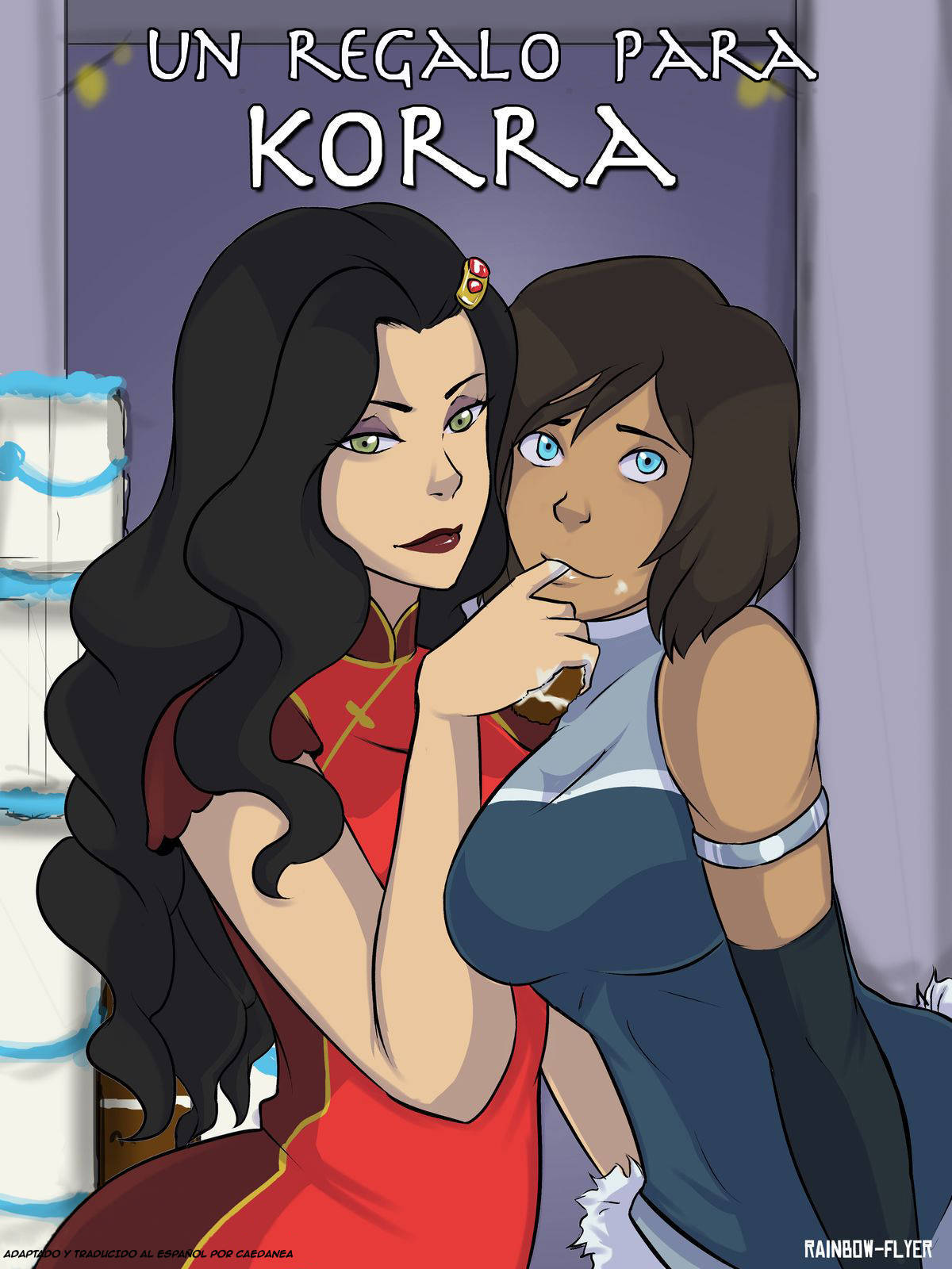 Un Regalo Para Korra ( strap-on) Asami, Korra - cómic Español