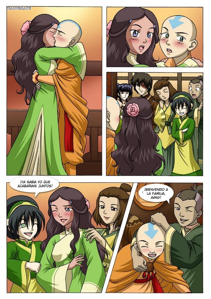 Final adecuado para el espectáculo Katara, Aang