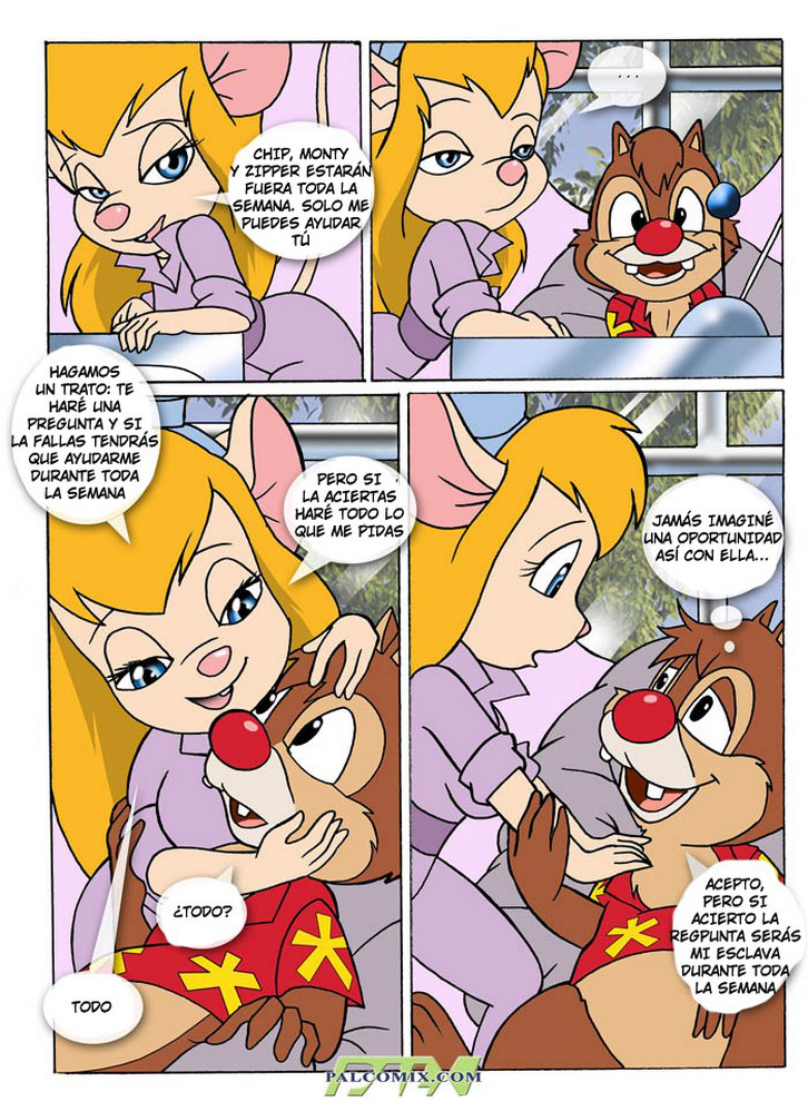 CHIP and DALE - Rescue Rodents parte 1 [Palcomix]