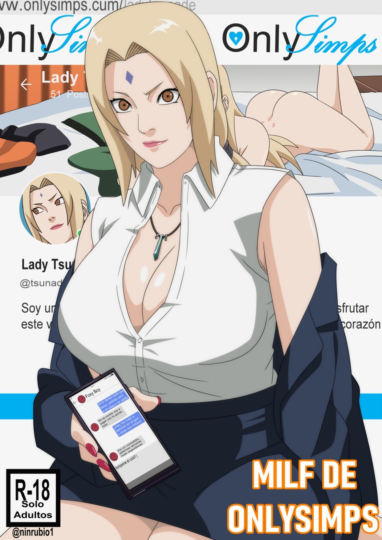 Amo ❤ [NinRubio] Milf de OnlySimps (Naruto Hentai) en español